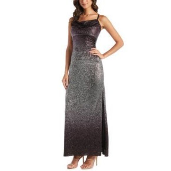 NW Nightway Women’s Embellished Maxi Evening Dress Size 8 - Picture 1 of 3